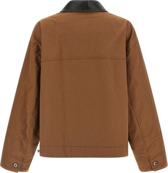 Max Mara Womens Brown Cotton Full-Length Jacket Clothing