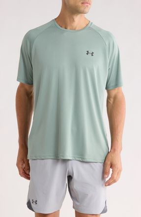 Under Armour Velocity 2.0 Raglan Sleeve T-Shirt in Silica Green at Nordstrom Rack, Size Xx-Large