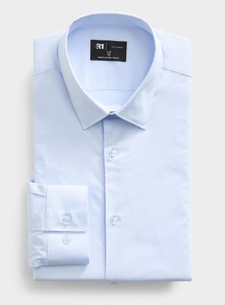 Le 31 Mens Stretch cotton shirt Slim fit