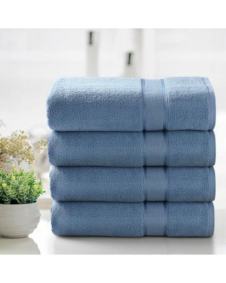 Kathy Ireland 2Pc Zero Twist Cotton Plush Bath Sheet Set