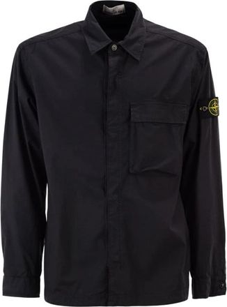 Stone Island Casual Shirts - Heren - Zomerjassen - Blauw - XL - Jassen