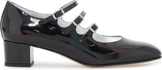 Carel Kina Triple Strap Mary Jane Pumps, Brand Size 38.5 ( US Size 7.5 )