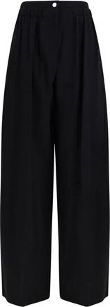 Max Mara Dames, Broeken, Zwart, Maat: XS Wol