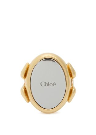 Chlo&eacute; The Chlo&eacute; Mirror Two-toned Ring - Gold - 52 (UK M / US 6.5)