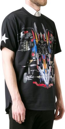 Givenchy Black Racing Print T-Shirt Size S