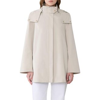 Soia & Kyo Nalani Waterproof Swing Coat in Light Oak at Nordstrom, Size X-Small