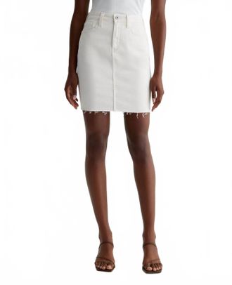 AG - Adriano Goldschmied Erin Pencil Skirt In Powder