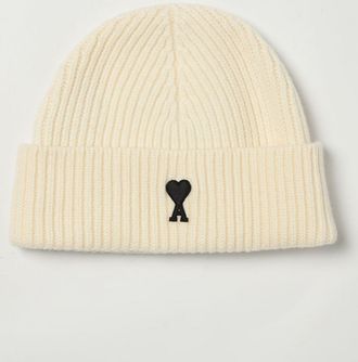 Ami Cappello Ami De Coeur Ami Paris in lana a costine