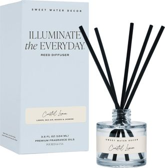 Sweet Water Decor Coastal Lemon Reed Diffuser at Nordstrom