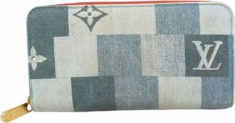 Louis Vuitton Blue Long Wallet (Bi-Fold) (Pre-Owned)