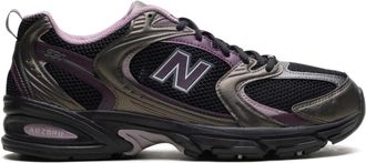New Balance Sneakers 530 Black/Black Metallic/Plum Brown - Nero
