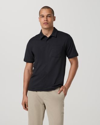 Vuori Clothing Short Sleeve Ponto Performance Polo | Black | Medium