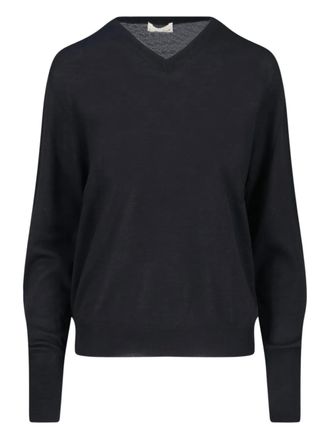 Maryya V-neck sweater - Black