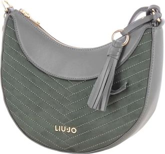 Liu Jo Medium Riccy Schoudertas - Dames - Tassen - Groen - Maat: ONE Size Poliester