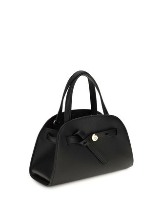 Tory Burch Womens Romy Small Bauletto Black Shoulder Bags