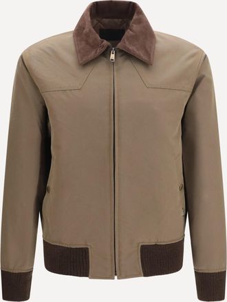 Prada Jacket with corduroy collar Male S