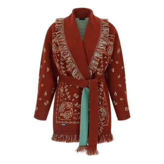 Alanui Bandana Jacquard Cardigan