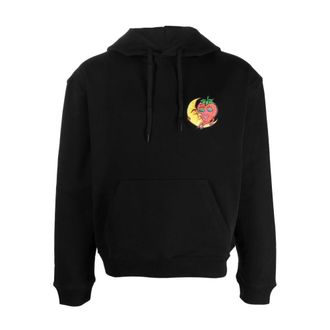 Sky High Farm Chest Graphic-Print Hoodie - male - SKY HIGH FARM - Hoodies - Black - S - Sweatshirts & Hoodies