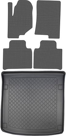 OEM Ssangyong Rexton Ii Y400 Suv Desde Noviembre De 2017. Juego De Alfombrillas De Goma Para Coche Y Alfombrilla Para Maletero