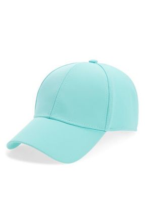 Nordstrom Adjustable Baseball Cap in Teal Gem at Nordstrom