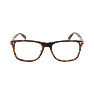 Montblanc Tortoiseshell Square Full Rim Eyeglasses - Brown