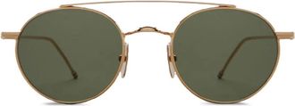 Thom Browne Occhiali da sole a doppio ponte - Oro