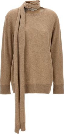 Stella McCartney Womens Scarf Detail Sweater