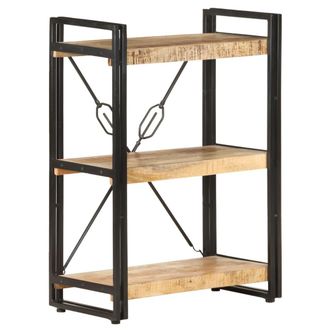 vidaXL Estanter&iacute;a De 3 Niveles De Madera Maciza De Mango 60x30x80 Cm Vidaxl