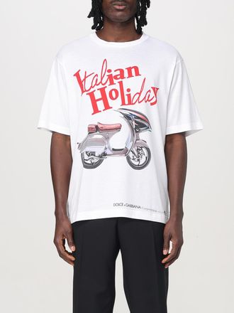 Dolce & Gabbana T-shirt in cotone con stampa grafica Dolce & Gabbana