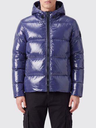 Herno Short Quilted Nylon Down Jacket with Hood and Zip Closure
