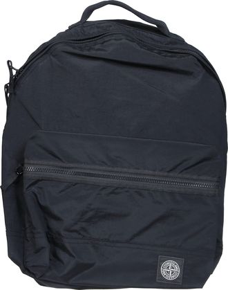 Stone Island Black Minimalist Padded Zip Backpack