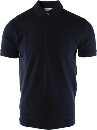 Lacoste Paris Stretch Piqu&eacute; Polo - Heren - Polos - Blauw - XS - Katoen - Tops