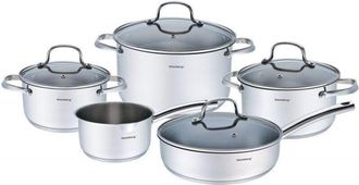 OEM Bater&iacute;a De Cocina Klausberg Kb-7215 De 9 Piezas En Acero 18/10