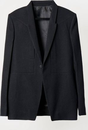 Rick Owens Womens Giacca Soft Soft Blazer In Black