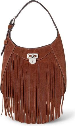 Ralph Lauren Tassen, Dames, Bruin, ONE Size, Leer, Tanner Sm Sh-Shoulder Bag-Small