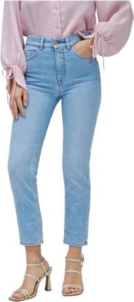Salsa Slim Cropped Faith Jeans - Dames - Slim Fit Jeans - Blauw - W27 L28 - Katoen - Jeans