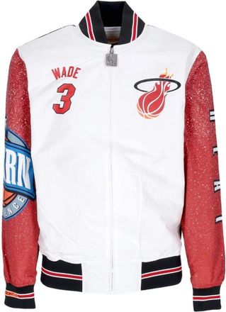 Mitchell & Ness NBA Burst Bomberjack Dwyane Wade - Heren - Bomber jackets - Veelkleurig - S - Polyester - Jassen