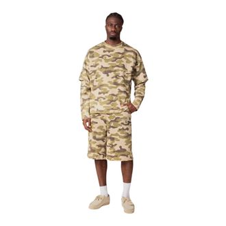 Daily Paper Clothing Hoodies & sweatvesten, Heren, Veelkleurig, L, Layered Camo Tee