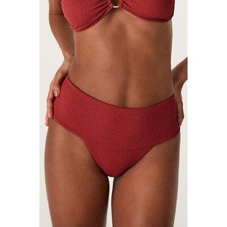 Vix Callie Bikini Bottoms in Red at Nordstrom, Size X-Large