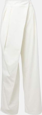 Loewe Pantaloni a gamba larga in twill di cotone