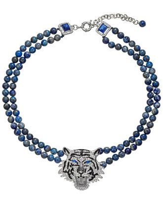 Eyecandy LA Eye Candy La Tiger Pendant Necklace