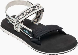 Quiksilver Mens Quiksilver Mens Monkey Caged Flip Flops - Black/Multi - Size: 11