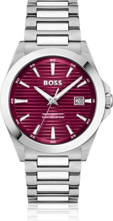 HUGO BOSS Grijze RVS Dress Watch