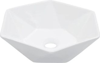 vidaXL Lavabo 41x36,5x12 Cm Cer&aacute;mica Blanco Vidaxl