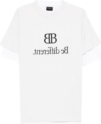 Balenciaga T-shirt a strati - Bianco