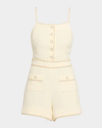SIMKHAI Ginny Boucle Romper