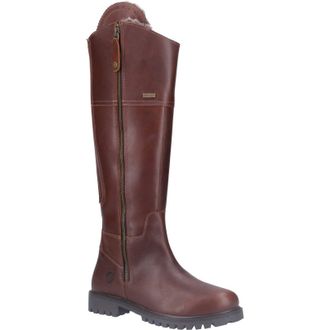 Cotswold Oldachre Lederen Dames Bruine Laarsjes