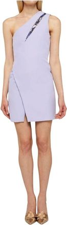 Genny Jurken - Dames - Korte kleedjes - Paars - 2XS - Kleedjes