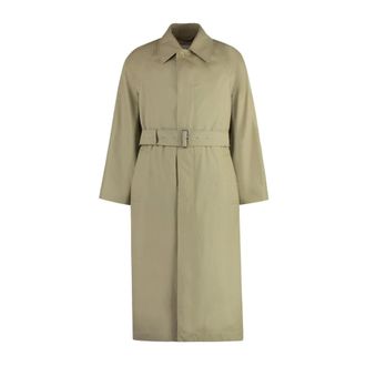 Burberry Heren, Mantels, Beige, Maat: XS Katoen