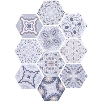 OEM Adhesivo De Azulejos Con Dise&ntilde;o Hexagonal, Impermeable, Antideslizante, Decoraci&oacute;n De Pared Para Ba&ntilde;o Y Cocina - Crezuo